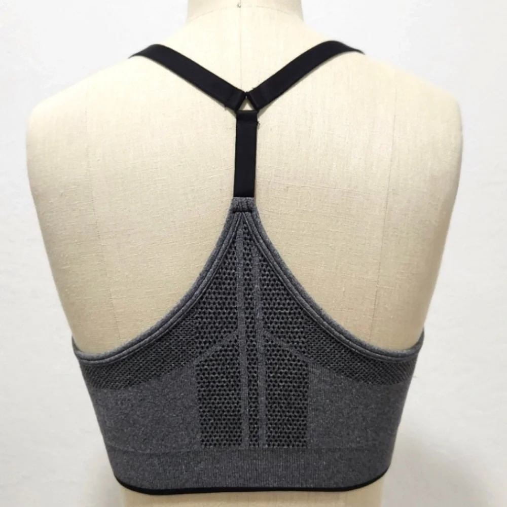 Gillian & O'Malley Nursing Sports Bra, Size L, Gray - Picture 5 of 12
